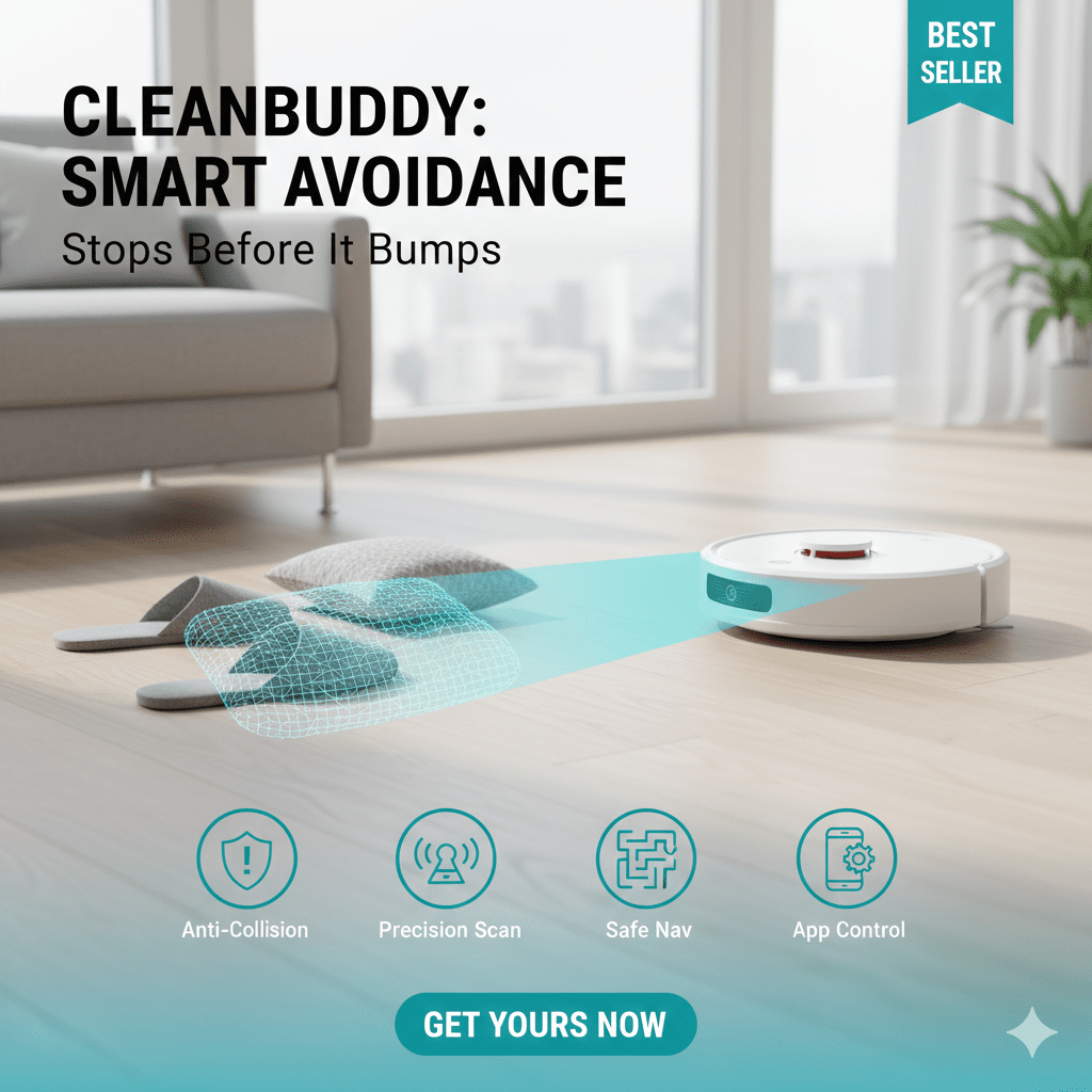 CleanBuddy™ 4 - in - 1 Smart Robot Vacuum & Mop - Levora