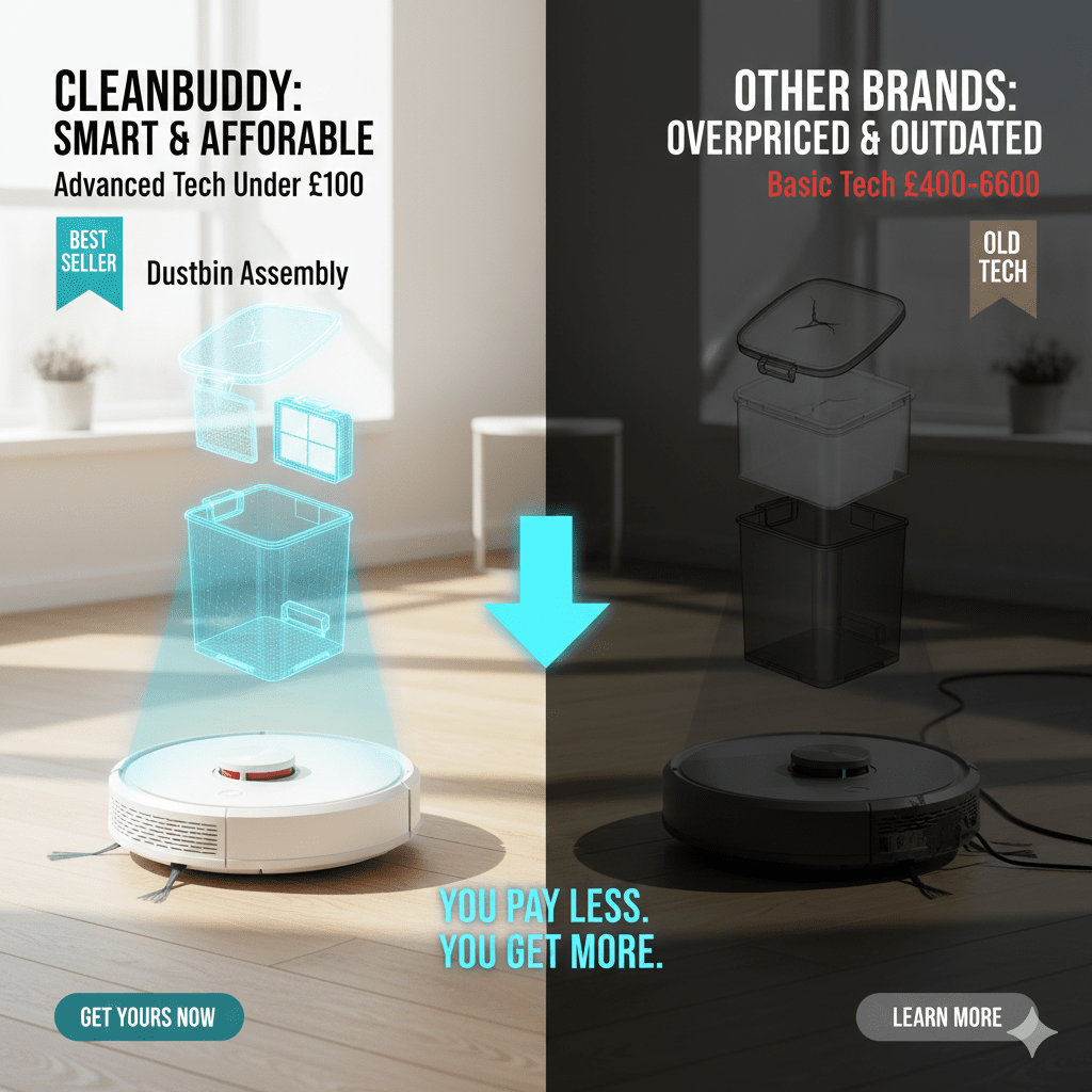 CleanBuddy™ 4 - in - 1 Smart Robot Vacuum & Mop - Levora