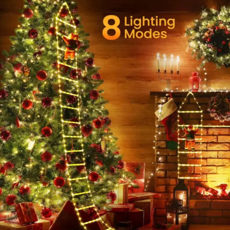 ClimbLights™ – LED Santa Ladder Decoration - Levora